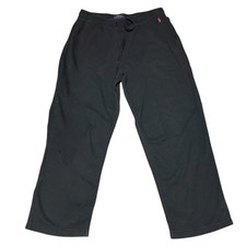 Polo Ralph Lauren Mens XL Waffle Knit Lounge Pants Sleep Pajama Black Thermal