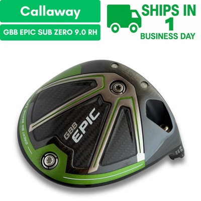 Callaway GBB EPIC SUB ZERO 9* Driver Kopf Rechtshand GEBRAUCHT #5686 SCHNELLE...