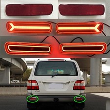For Toyota Land Cruiser 100 Lc100 1998-2007 Rear Bumper Reflector Brake Lamp For Toyota Land Cruiser 100 Lc100 1998-2007 Rear Bumper Reflector Brake Lamp