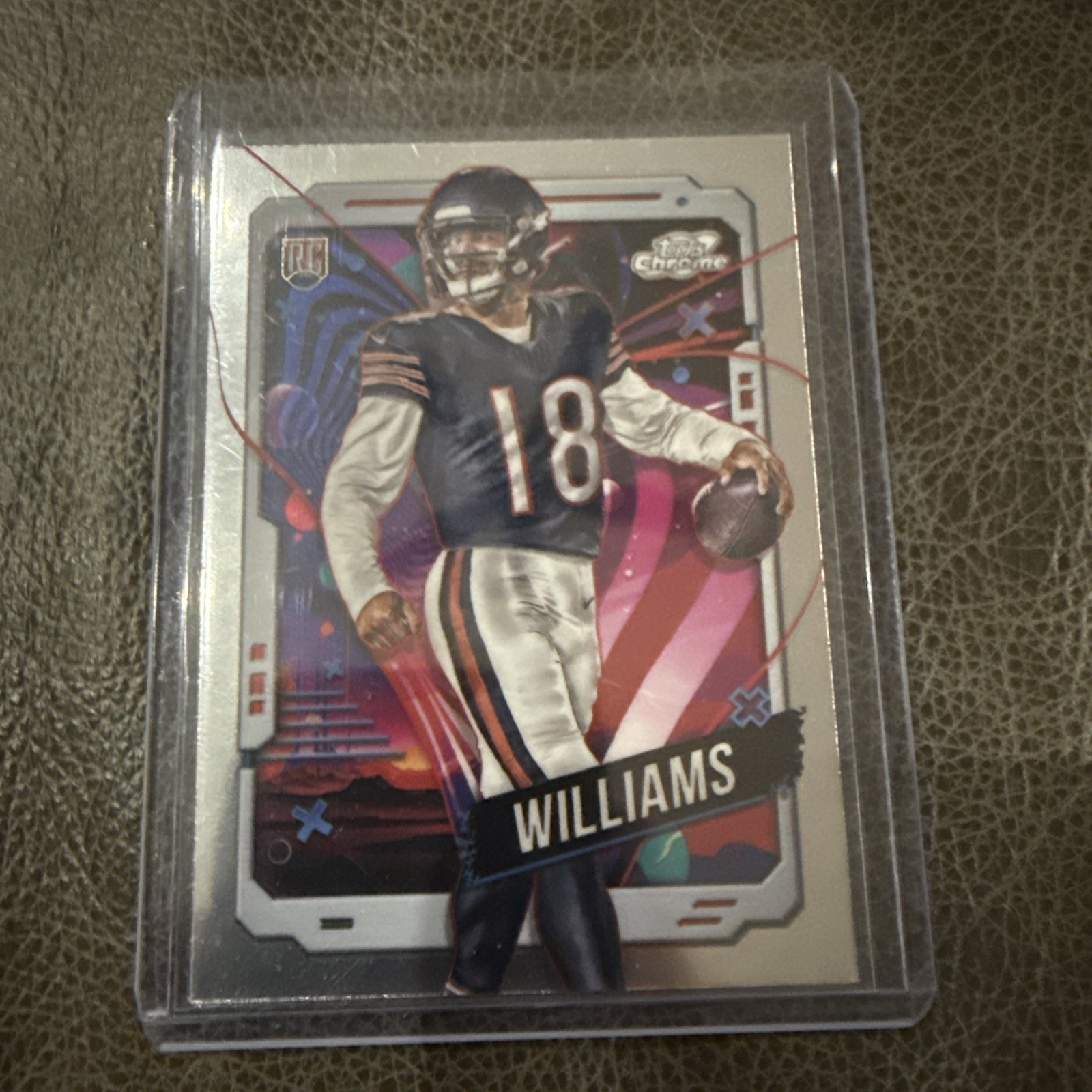 Caleb Williams 2024 Topps Chrome Cosmic Rookie RC #118 Chicago Bears