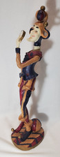 MANN Jester with Ball Tall Hand Painted Vintage