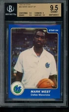 1983-84 Star #60 Mark West SP BGS 9.5 Pop 3