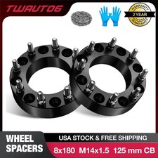 2pcs 2 Inch 8x180 Wheel Spacers 14x1.5 For Gmc Sierra 2500 Hd 2011-2022 2pcs 2 Inch 8x180 Wheel Spacers 14x1.5 For Gmc Sierra 2500 Hd 2011-2022