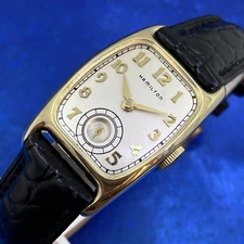 Exquisite Vintage 1941 Man’s HAMILTON BOULTON Stunning Dial Serviced & WARRANTY