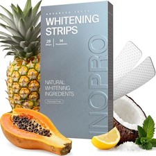 Natural Teeth Whitening Strips - 14 Treatments for Sensitive Teeth, Peroxide