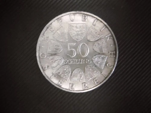 50 shillings 1969 Emperor Maximilian I, 900 silver, approx. 18 grams