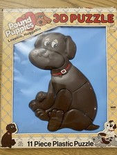 Vintage 1986 Pound Puppies 3D Puzzles Lot Of 3