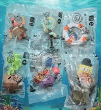 NEW SpongeBob Movie Burger King Toys 2025 COMPLETE SET