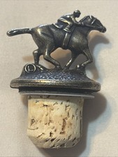 Blanton's Single Barrel Bourbon Whiskey Horse & Jockey Cork Stopper Letter L