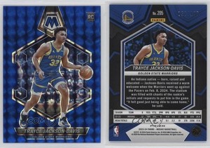 2023 Panini Mosaic Rookies Blue Prizm /199 Trayce Jackson-Davis #205 Rookie RC