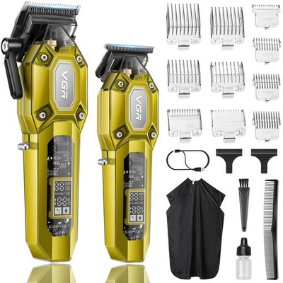 Vgr Profesional Cabello Clippers For Hombres Inalambrico Barber Clippers And