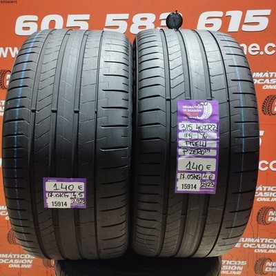 2X 315 40 ZR21 115Y XL NCO PIRELLI P ZERO 4.5/4.6MM REF.15914