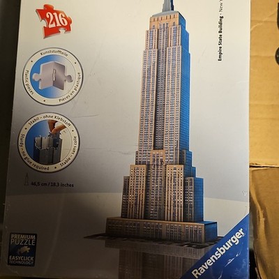 Ravensburger Empire State Building 3D Puzzle 216 Pieces Architecture Theme