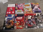 Lot of 8 nintendo switch games Kirby, Fire Emblem, Persona