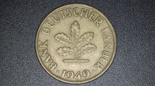 Germany 1949 10 Pfennig Federal Republic of Germany (Bundesrepublik Deutschland)
