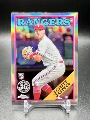 2023 Topps Chrome Update Series JOSH JUNG RC ROOKIE 1988 Topps Baseball #88CU-16
