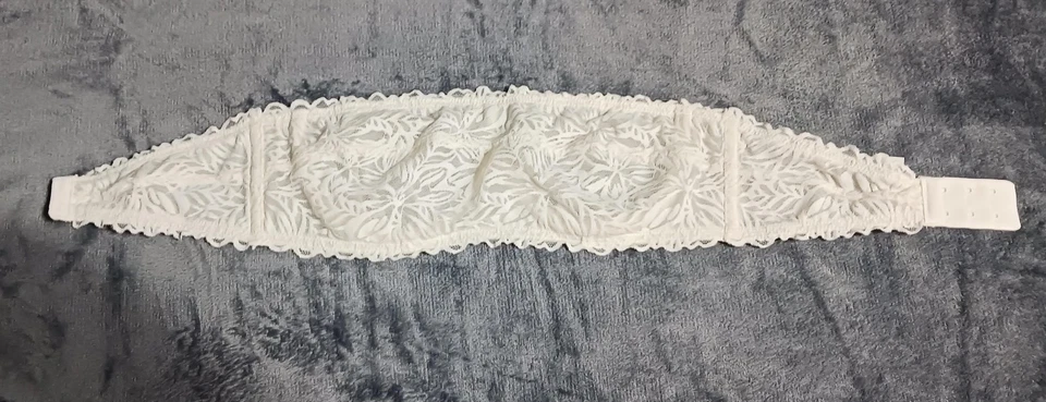 Sujetador de encaje sin tirantes Aerie para mujer 34C bandeau con aros floral novia graduación noche Foto 4 de 4