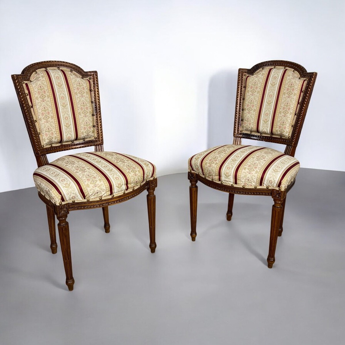 Poltrona Sedie Luigi Xv Antiche Coppia Di Poltrone Stile Luigi XV