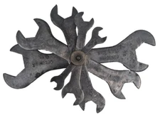 VTG Indestro Open End Stacked Steel Wrench Tool Set  1/4" to 1" Made in USA