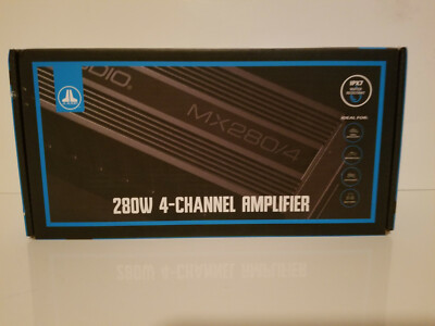 JL AUDIO MX280/4 MARINE/MOTORSPORT COMPACT 4-CHANNEL AMPLIFIER FREE SHIPPING