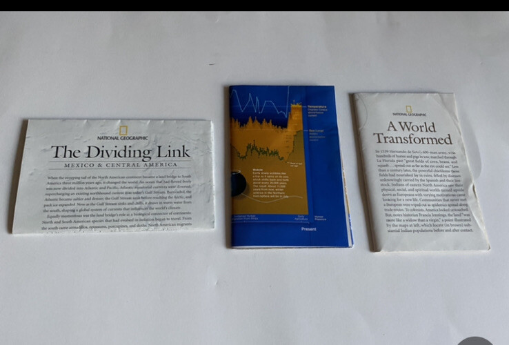 National Geographic Set Of 3 Posters