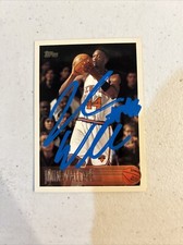 JOHN WALLACE SIGNED AUTOGRAPH 1996 TOPPS TRADING CARD NEW YORK KNICKS COA JOHN WALLACE SIGNED AUTOGRAPH 1996 TOPPS TRADING CARD NEW YORK KNICKS COA