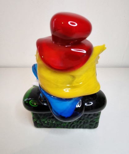 Murano Art Glass Ashtray Hand Crafted Clown Table Accent 12.5cm (29) - Picture 5 of 6