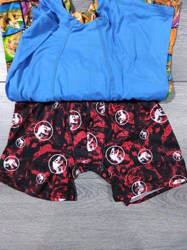 Boys Size Large 10 Jurassic Park Jurassic World Boxer Brief Athletic Underwear - Picture 4 of 6