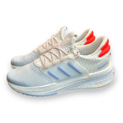 adidas X_Plrboost Beige Halo Blue Women Running Sports  Sneakers HP3143 Size 11