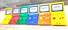 Gameboy Advance SP AGS-001 Naruto Edition Reshell Custom 3 SET lot