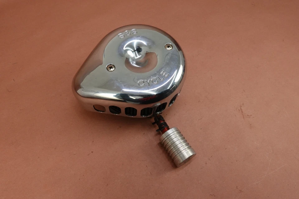 Kit de purificador de ar Harley Davidson Road Glide S&S Cycle cromado 2007-2016 - Imagem 3 de 4