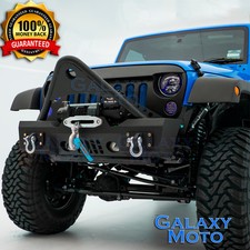 Stinger Rock Crawler Stubby Front Bumperfog Light Hole For 07-18 Jeep Wrangler