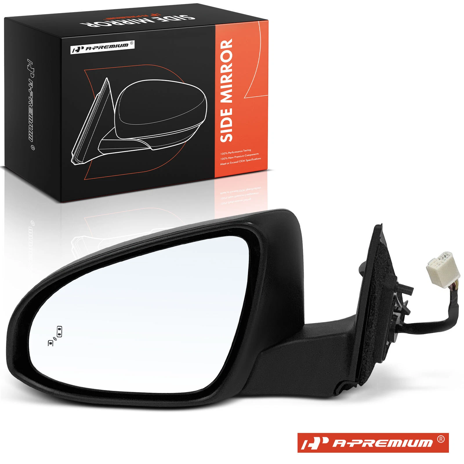 A-Premium Driver Power Mirror w/Power Fold Blind Spot for Toyota Camry 2016 2017