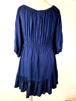 Feathers Dress Embroidery fit & Flare Size 1X | eBay