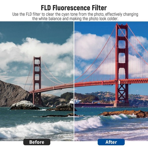 49mm-82mm Lens Filter 13 in 1 Kit : UV,CPL,FLD,ND2,ND4,ND8,Lens Hood Filter Pack - Picture 4 of 18
