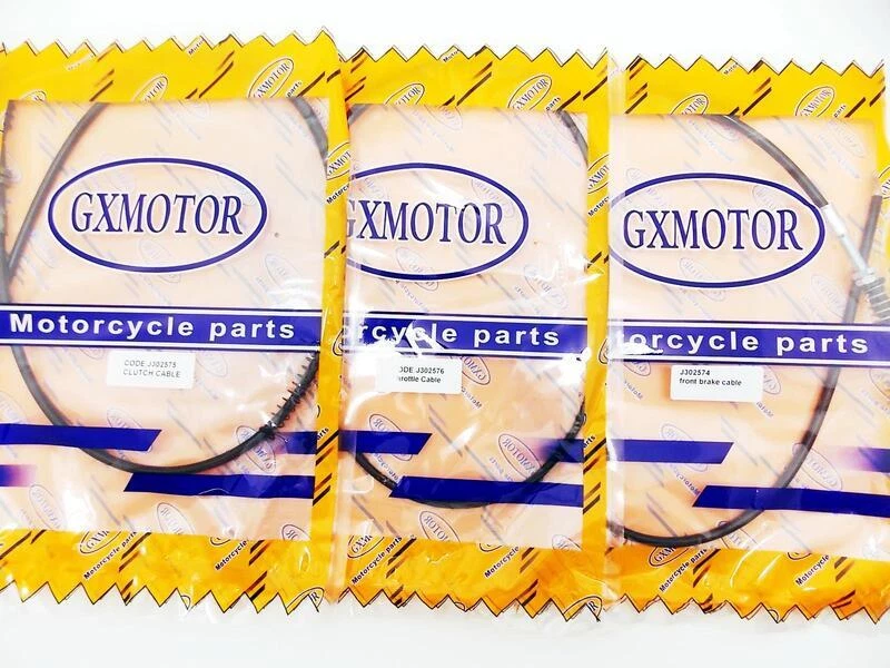 JUEGO CABLES MOTOR HONDA MR50 ELSINORE 1974-1975 GX EMBRAGUE ACELERADOR FRENO DELANTERO Foto 3 de 3