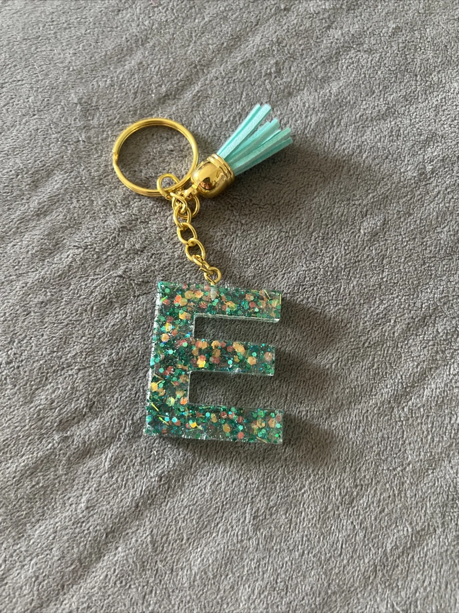 Resin Letter E Keychain eBay