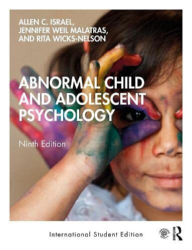 Abnormal Child and Adolescent Psychology, Israel, Malatras, Wic 9781032157207..