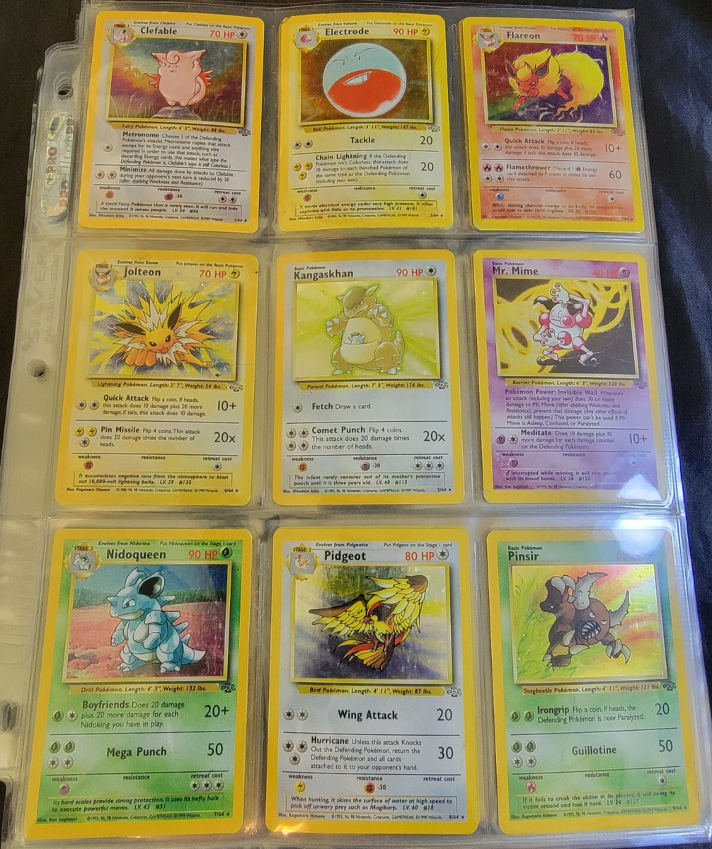 Complete Unlimited Jungle Set ALL of the 64/64 Pokemon TCG Trading