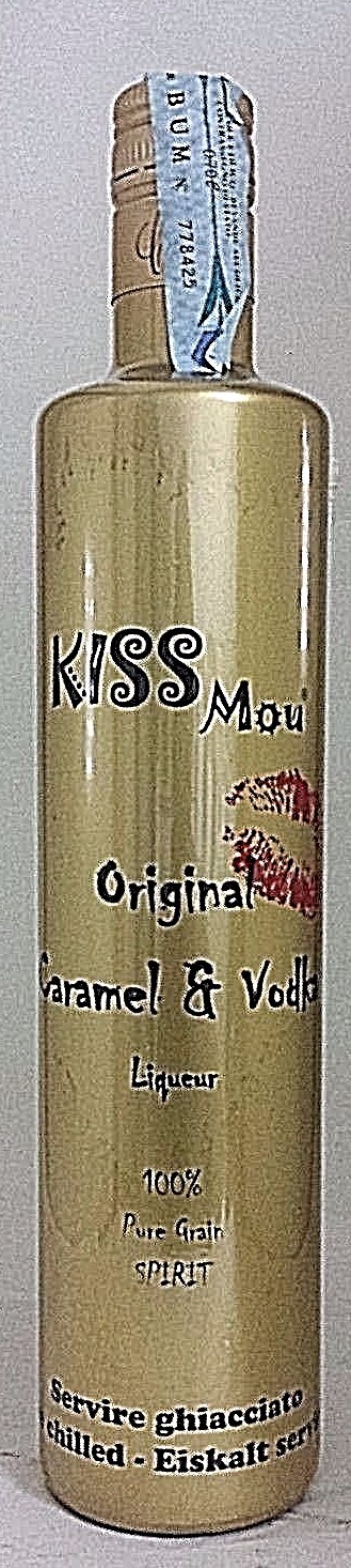 1 KISS MOU Vodka al Caramello CIEMME LIQUORI S.p.a. cl. 70 Bott.