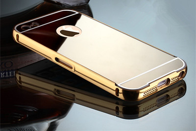 Spiegel Bumper Aluminium Case | Samsung Galaxy | Luxus Metall Cover Schutzhülle 