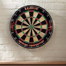 Viper LEAGUE Steel Tip Dartboard Sisal Bristle DARTS Official Regulation