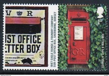 Great Britain 2009 single 1st Smiler Sheet commemorative stamp with label.