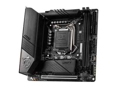 MSI MEG Z490I UNIFY LGA 1200 Intel Z490 SATA 6Gb/s Mini ITX Intel