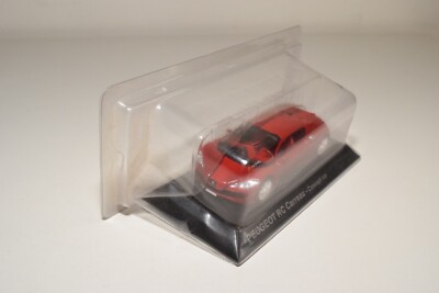 A40 1:43 NOREV HATCHET PEUGEOT RC CARREAU CONCEPT CAR RED MIB