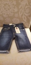 LEVI'S STRAUSS  CO BERMUDA NWT 6 REG SPARKLE SHORTS DENIM BLUE NWT GIRLS