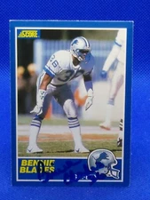 PERSONAL AUTOGRAPH Bennie Blades 1989 Score #57