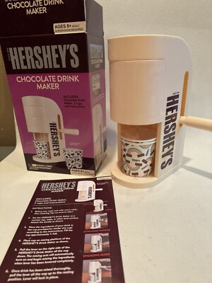 Hershey's Chocolate Drink Maker: Color White: Hot Or Cold Drinks: New In Box