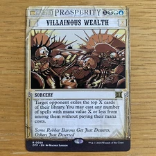 MTG Outlaws of Thunder Junction - Villainous Wealth Rare Magic The Gathering