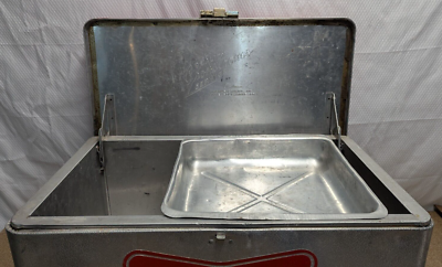 Vintage Miller High Life Cronstroms Beer Padded Ice Chest Metal